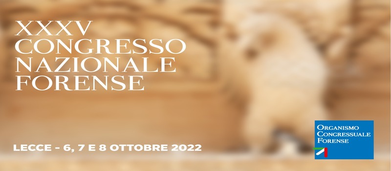 Congresso Nazionale Forense Lecce 2022